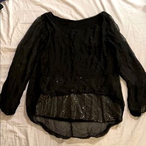 silk sparkling top